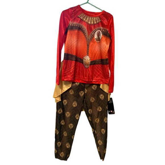 New Marvel Youth Medium 8 Wakand Forever Black Panther Costume Dress Up Hallowee - Picture 1 of 5